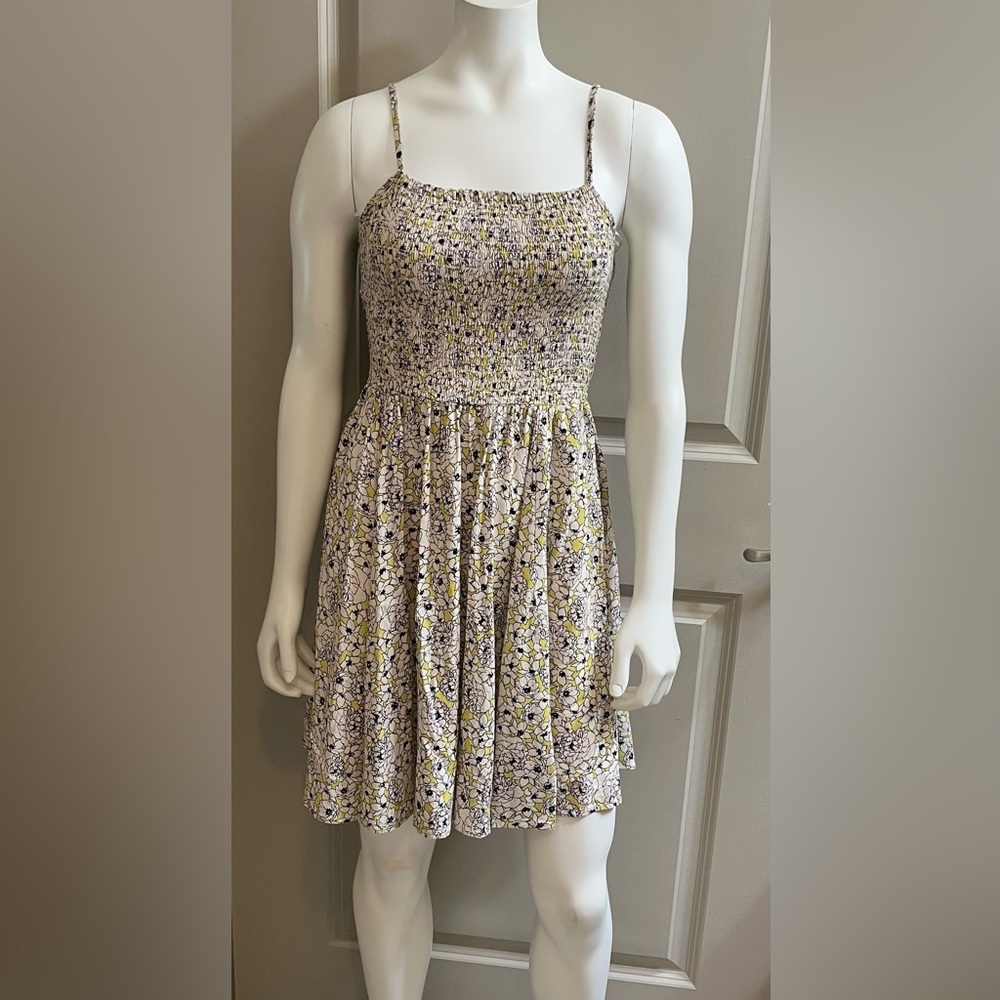 Floral smocked sundress